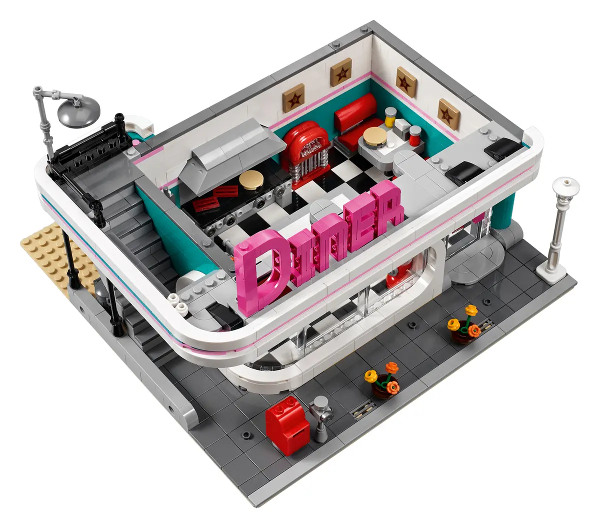 LEGO Creator Expert 10260 - Downtown Diner - Image 5