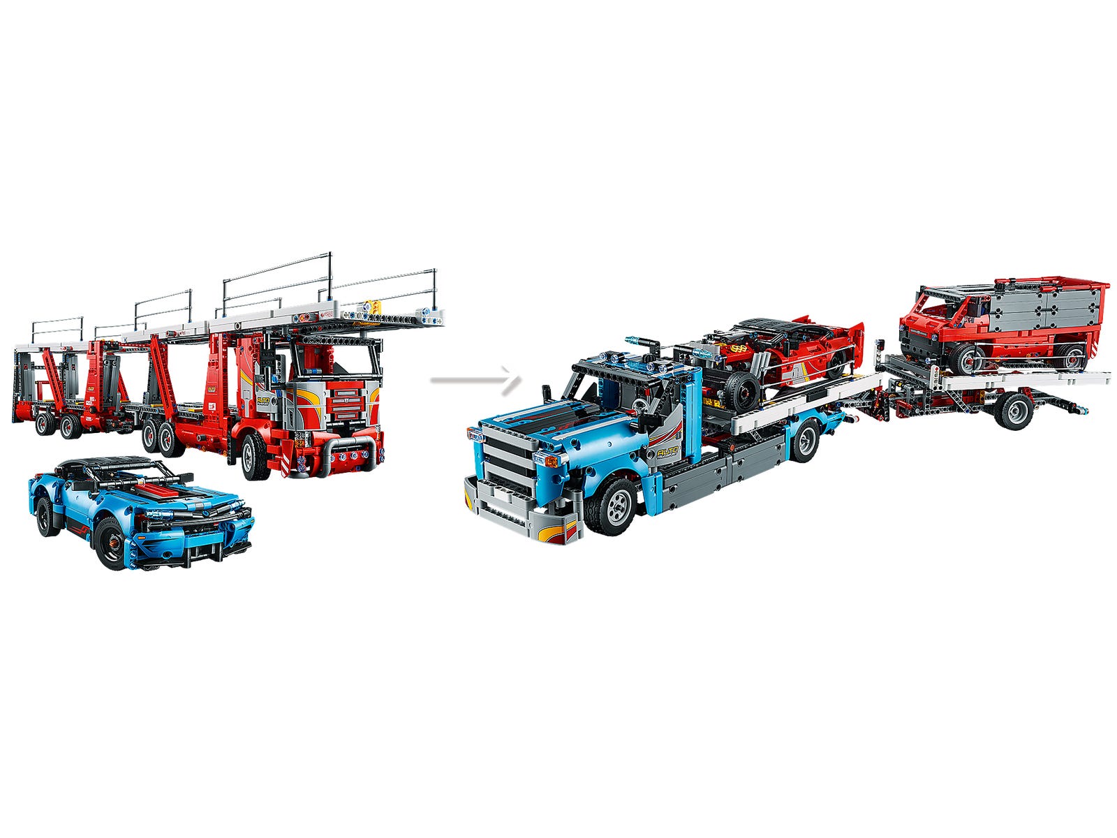 LEGO Technic 42098 - Car Transporter - Image 9