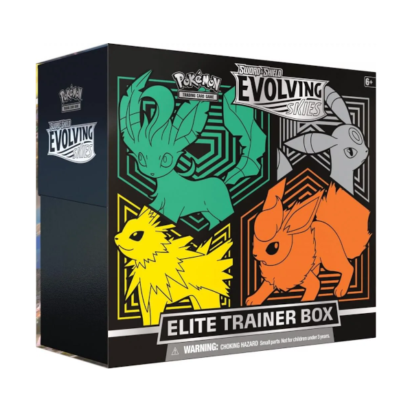 Pokémon TCG: Elite Trainer Box - Sword & Shield - Evolving Skies (Flareon, Jolteon, Umbreon & Leafeon)