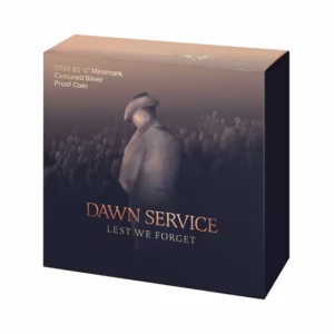 2026 $2 'C' Mintmark Coloured Silver Proof Coin – Dawn Service