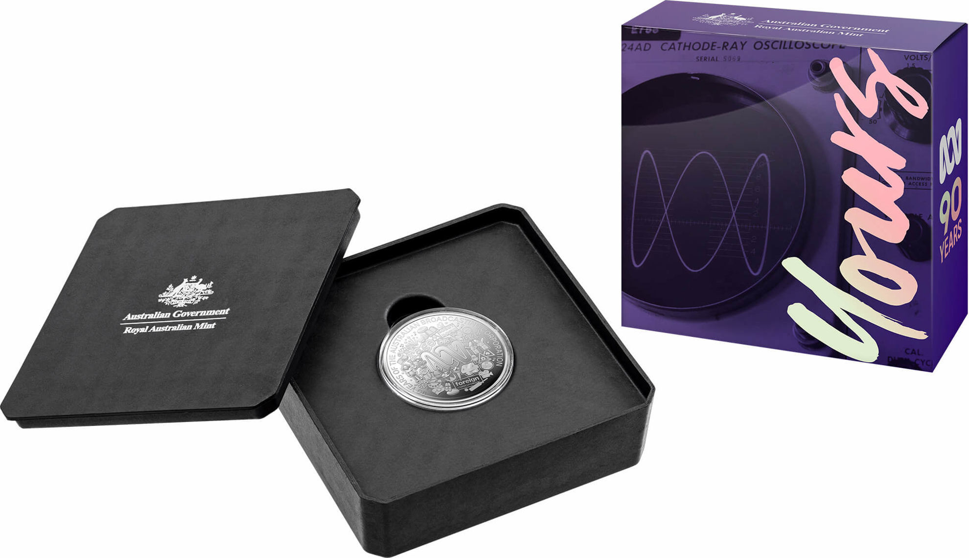 2022 $1 ABC 90th Anniversary 1/2oz Silver Proof Coin - Image 7