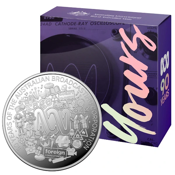 2022 $1 ABC 90th Anniversary 1/2oz Silver Proof Coin