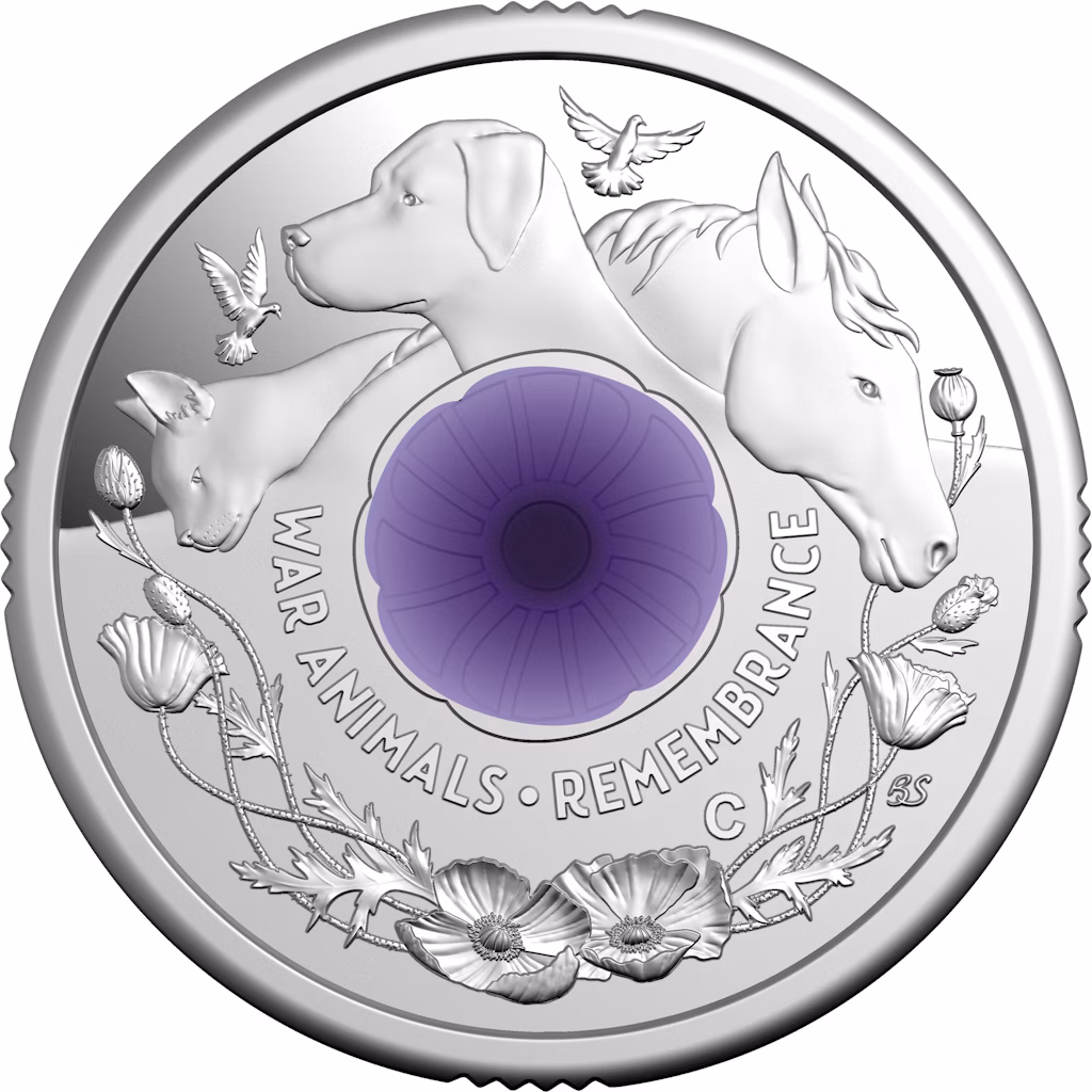 2024 $2 War Animals Remembrance Silver Proof Coin - Image 2